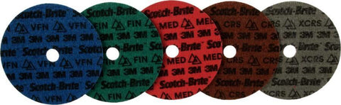 3M Przisions-Vliesscheibe 125mm mittel PN-DH rot/medium Bohrung 22,23mm VE25 (Pack mit 25 St) (7100274229)