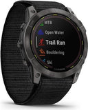 Garmin Smart watch Enduro 2 Solar Sapphire CarbonGrey DLC Titanium/Black UltraFit (010-02754-01)