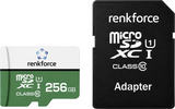 Renkforce RF-mSDC-256GB microSD-Karte 256 GB Class 10, UHS-Class 1, UHS-I inkl. SD-Adapter (RF-7578368)