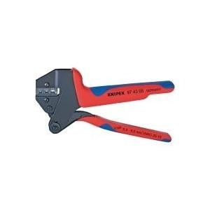 Knipex 97 43 05 Crimp-Systemzange fr auswechselbare Crimpeinstze 0,5 - 6,0 mm  AWG: 20 - 10 (97 43 05)