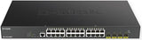 D-Link DGS 1250-28XMP - Switch - L3 Lite - Smart - 24 x 10/100/1000 (PoE) + 4 x 10 Gigabit SFP+ - an Rack montierbar - PoE (370 W)