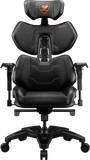 COUGAR Terminator Air Gaming-Stuhl Schwarz Netz-Sitz atmungsaktiv max. 120 kg (CGR-TAR-ORB)