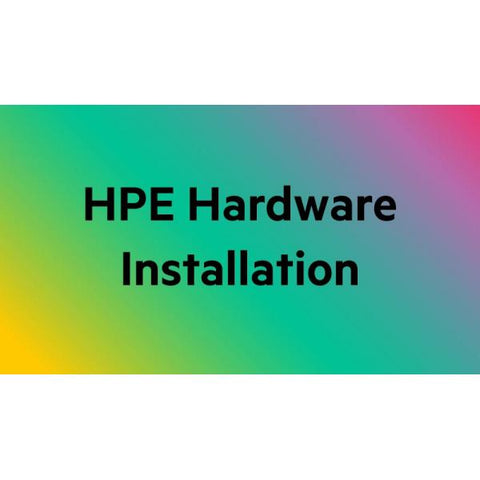 Servicio de instalación básica de Hewlett Packard Enterprise StoreOnce