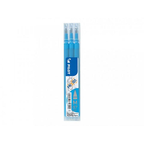 PILOT FRIXION BALL REFILL AZZURRO PUNTA CONICA 0.70 mm CONF 3 Pz.