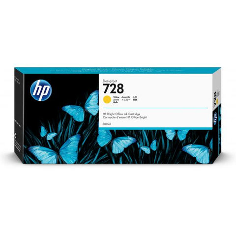 HP 728 CARTUCCIA INK-JET 300 ML GIALLO