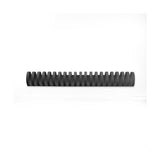 GBC DORSI IN PLASTICA A SPIRALE 21 ANELLI DA 22 mm RILEGATURA 1/195 FOGLI COL. NERO CONF 100 Pz.