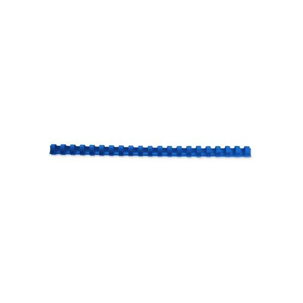 GBC DORSI IN PLASTICA A SPIRALE 21 ANELLI DA 8 mm RILEGATURA 1/45 FOGLI COL. BLU CONF 100 Pz.