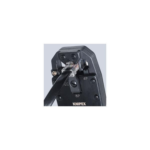 Knipex 97 51 12 SB Crimpatrice Nero, Blu, Rosso pinza crimpatrice