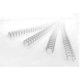 GBC DORSI METALLICI A SPIRALE PASSO 3:1 34 ANELLI DA 9.5 mm RILEGATURA 71/85 FOGLI COL. NERO CONF 100 Pz.