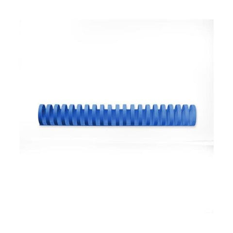 GBC DORSI IN PLASTICA A SPIRALE 21 ANELLI DA 16 MM RILEGATURA 1/145 FOGLI COL. BLU CONF 100 PZ.