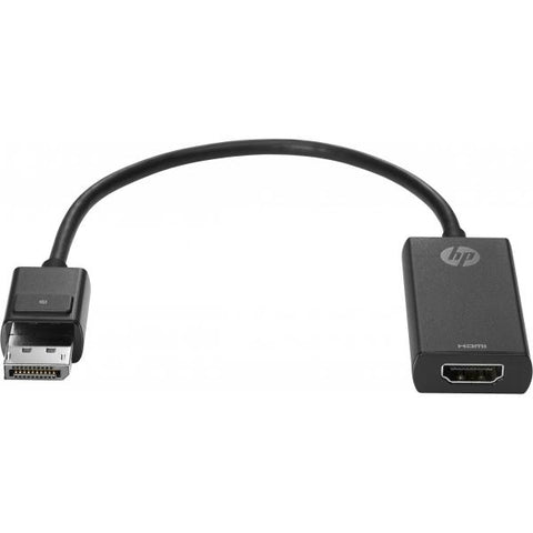 HP DISPLAYPORT TO HDMI 1.4 ADAPTER - ADATTATORE PER CAVO DISPLAYPORT-HDMI MASCHIO/FEMMINA COLORE: NERO