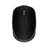 LOGITECH M171 MOUSE OTTICO WIRELESS RF 2.4GHz AMBIDESTRO 3 PULSANTI BLACK