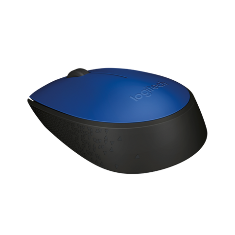 LOGITECH M171 MOUSE OTTICO WIRELESS RF 2.4GHz AMBIDESTRO 3 PULSANTI BLU/BLACK