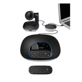 LOGITECH CONFERENCE GROUP KIT PER VIDEOCONFERENZA WEB CAM 30FPS ZOOM 10x + TELEFONO VIVAVOCE + TELECOMANDO COLORE NERO