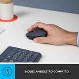 TASTIERA + MOUSE LOGITECH MK235 WIRELESS RF WIRELESS ITALIANO