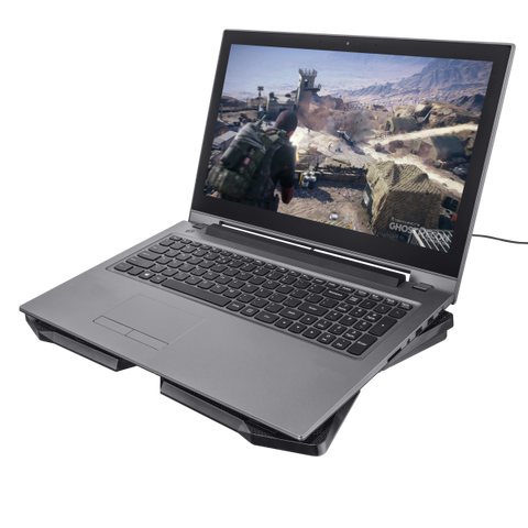 TRUST GXT 278 NOTEBOOK COOLING STAND BASE DI RAFFREDDAMENTO PER NOTEBOOK 4 VENTOLE COLORE NERO