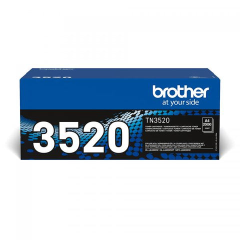 Tóner Brother TN 3520 Negro 20.000 ppp 