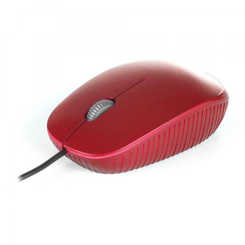 NGS Flame, Mano destra, Ottico, USB tipo A, 1000 DPI, Rosso