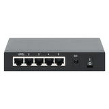 Intellinet PoE-Powered 5x Gigabit Gigabit Ethernet (10/100/1000) Supporto Power over Ethernet (PoE) Nero