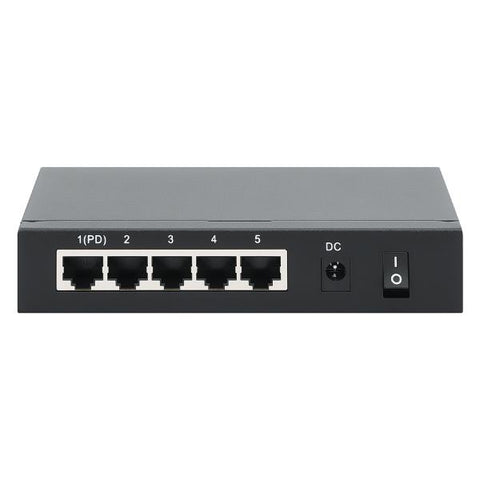 Intellinet PoE-Powered 5x Gigabit Gigabit Ethernet (10/100/1000) Supporto Power over Ethernet (PoE) Nero