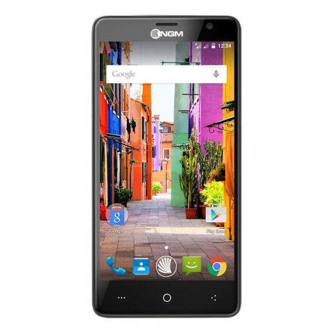NGM YOU COLOR P503 DUAL SIM 5" IPS HD CURVO QUAD CORE 8GB 1 GB RAM 4G LTE EXTRA COVER OMAGGIO AGGIUNTIVA TRA 21 COLORI ITALIA BLACK