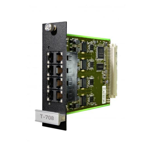 AGFEO T-708 switch telefonico Nero, Verde