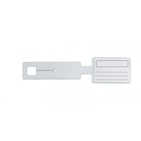 FAVORIT PORTA NOME DA VALIGIA BAGAGLIO IN PVC 24.5X6 CM CON CARTONCINO SCRIVIBILE TRASPARENTE CONF 50 Pz.