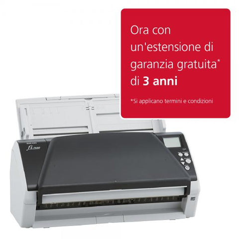 Fujitsu fi-7480 600 x 600 DPI Scanner ADF Grigio, Bianco A3