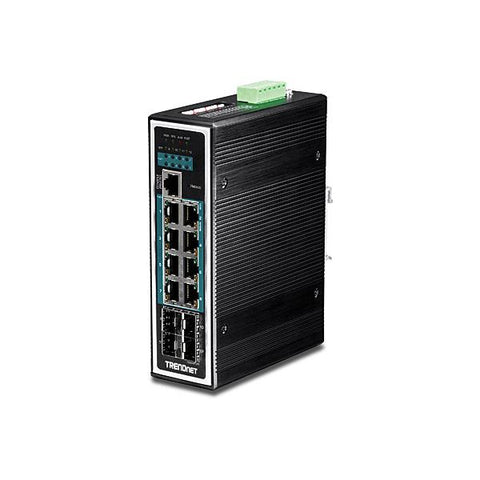 Trendnet TI-PG1284i Gestito L2+ Gigabit Ethernet (10/100/1000) Supporto Power over Ethernet (PoE) Nero