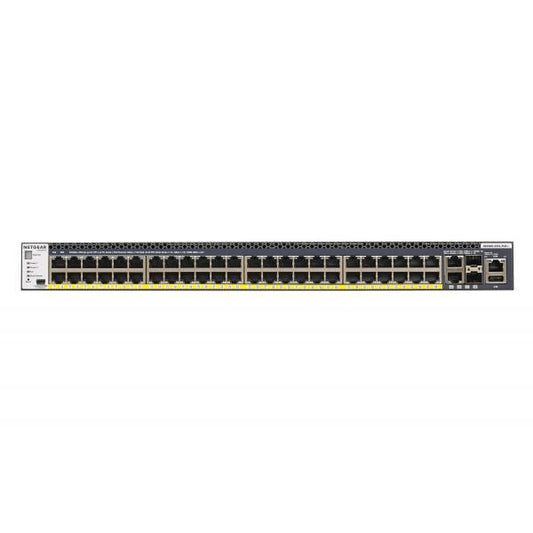 Netgear M4300-52G-PoE+ 1000W PSU Gestito L2/L3/L4 Gigabit Ethernet (10/100/1000) Supporto Power over Ethernet (PoE) 1U Nero
