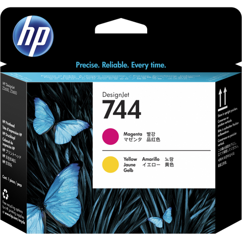 HP F9J87A INK HP 744 MAGENTA E GIALLO