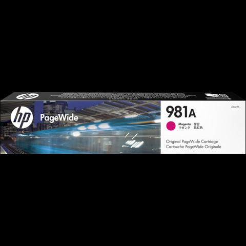 HP 981A CARTUCCIA CIANO PER PAGEWIDE ENTERPRISE COLOR 556 SERIES/MFP 586 SERIES 6.000 PAG