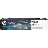 HP 981A CARTUCCIA CIANO PER PAGEWIDE ENTERPRISE COLOR 556 SERIES/MFP 586 SERIES 6.000 PAG