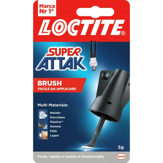 LOCTITE SUPER ATTAK EASY BRUSH COLLA LIQUIDA 5GR