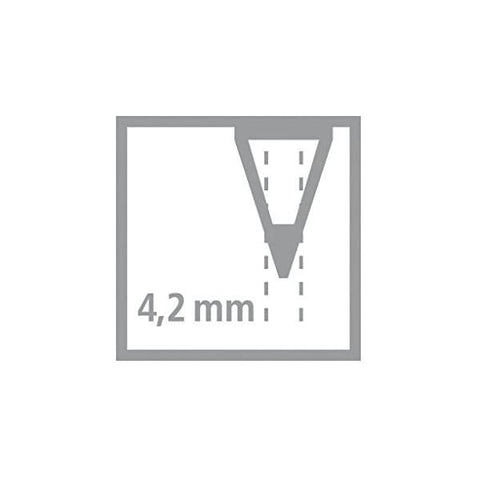 STABILO TRIO MAXI MATITE COLORATE 5mm 24 COLORI ASSORTITI CON TEMPERINO CONF 24 Pz.