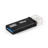 Pendrive GoodRAM 64GB Twin microUSB/Usb 3.0 OTG - retail