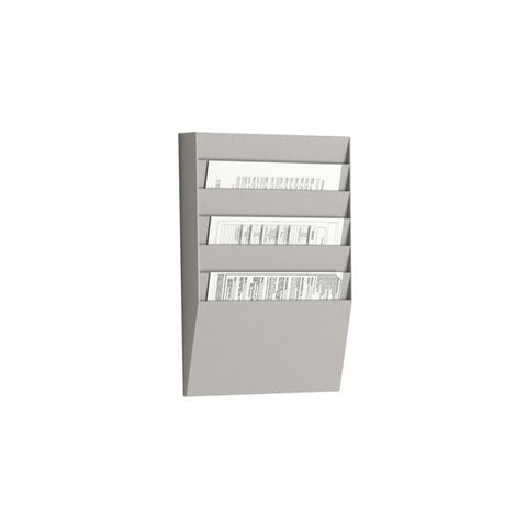 PaperFlow K500002 portariviste Polistirolo Grigio