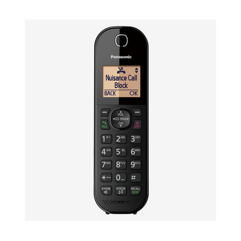 Panasonic KX-TGC412EB telefono Telefono DECT Identificatore di chiamata Nero (PANASONIC KX-TGC412EB) - Versione UK