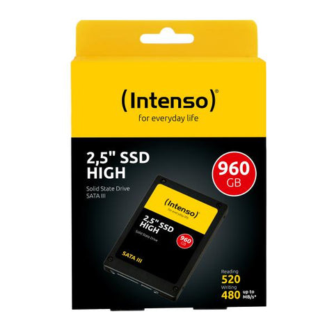 Intenso High 960 GB 2.5 Serial ATA III 3D NAND (Intenso High - 960GB - SATA 6 Gb/s - 7)