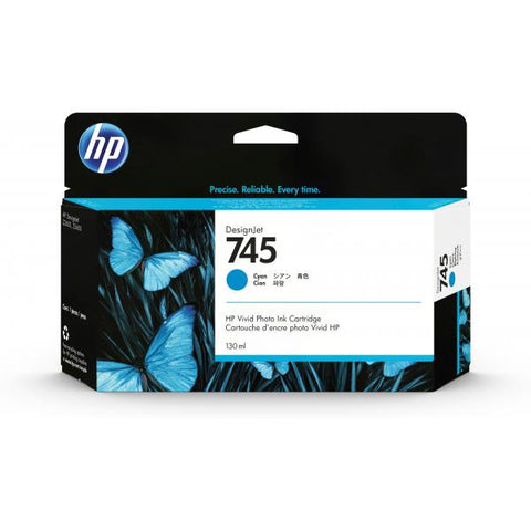 HP 745 CARTUCCIA INK-JET 130 ML CIANO