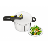 Tefal P2530738 pentola a pressione per piano cottura 6 L Nero, Acciaio inossidabile