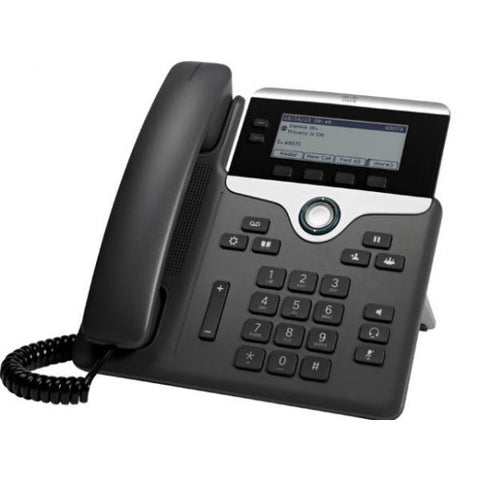 Cisco 7811 telefono IP Nero, Argento 1 linee LED (CISCO IP PHONE 7811 WITH - MULTIPLATFORM PHONE FIRMWARE) - Versione Tedesca