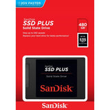 SANDISK SDSSDA-480G-G26 SSD INTERNO 480GB FORMATO 2.5" INTERFACCIA SATA III