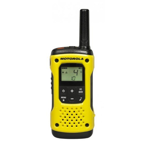 MOTOROLA T92 H2O WALKIE TALKIE 8 CANALI 10.000 MT GIALLO