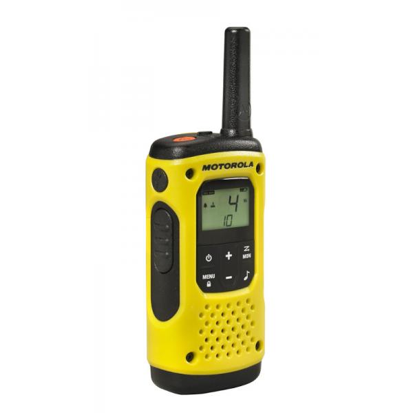 Motorola Talkabout T92 H2O ricetrasmittente 16 canali 446.00625 - 446.19375 MHz Nero, Giallo (MOTOROLA T92 H20 WATERPROOF PMR446 TWIN)