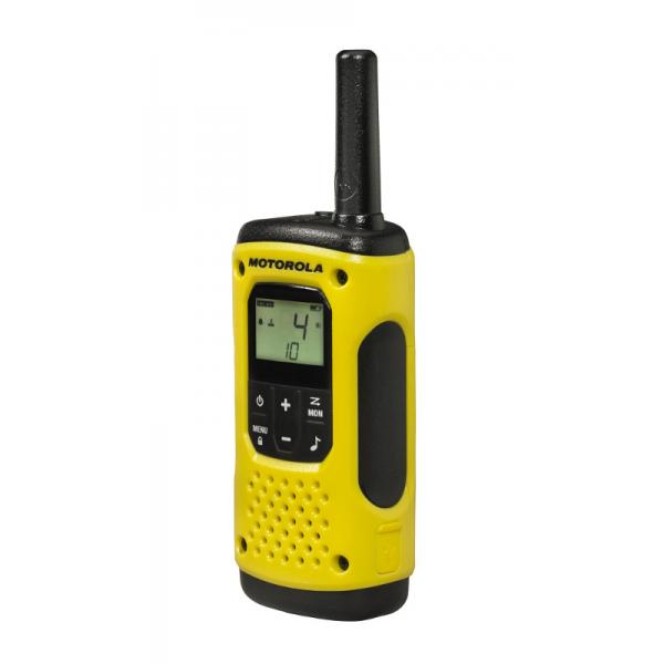 Motorola Talkabout T92 H2O ricetrasmittente 16 canali 446.00625 - 446.19375 MHz Nero, Giallo (MOTOROLA T92 H20 WATERPROOF PMR446 TWIN)