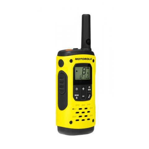 Motorola Talkabout T92 H2O ricetrasmittente 16 canali 446.00625 - 446.19375 MHz Nero, Giallo (MOTOROLA T92 H20 WATERPROOF PMR446 TWIN)