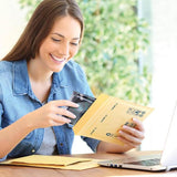 BLASETTI SACBOLL BUSTE DI CARTA A SACCO IMBOTTITE AUTOADESIVE INT. 160X180 mm COL. AVANA CONF 10 Pz.