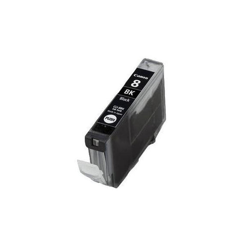 CANON CLI-8BK SERBATOIO NERO PER PIXMA IP4200-IP4500-IP5200-IP5200R-MP500-MP800-MP530-MP800R-MP830-IP6600D-IP4300-IP5300-IP6700D-PRO9000-MP600-MP610-MP970-MX850 (0620B001)