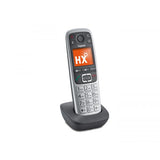 Gigaset E560HX Analog/DECT telephone Grigio, Argento Identificatore di chiamata
